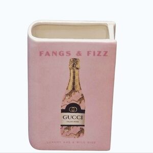 At Home Gucci Luxury Has A Wild Side Book Shaped Glass Decor/Vase